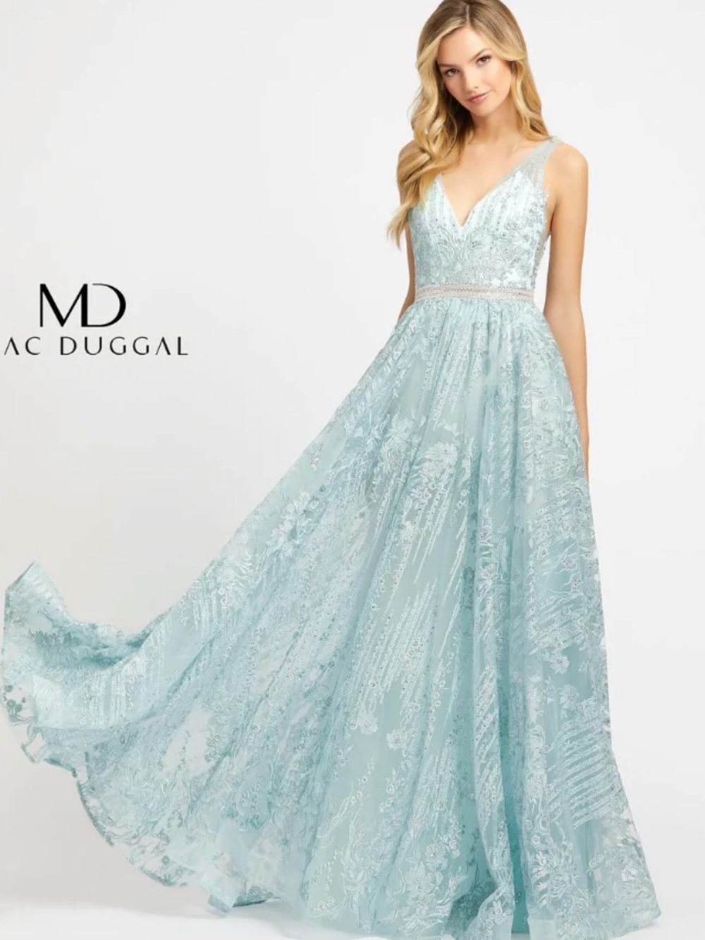 MacDuggal 50543M sea mist size 14 NWT brand new